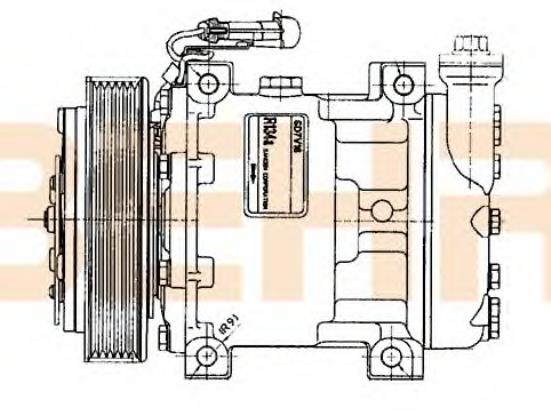 0060601092 Fiat/Alfa/Lancia compressor de aparelho de ar condicionado