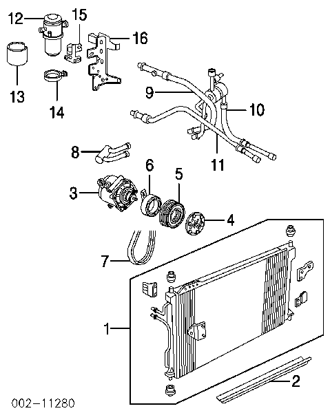 Муфта (магнитная катушка) компрессора кондиционера FORD 2L2Z19D786AA