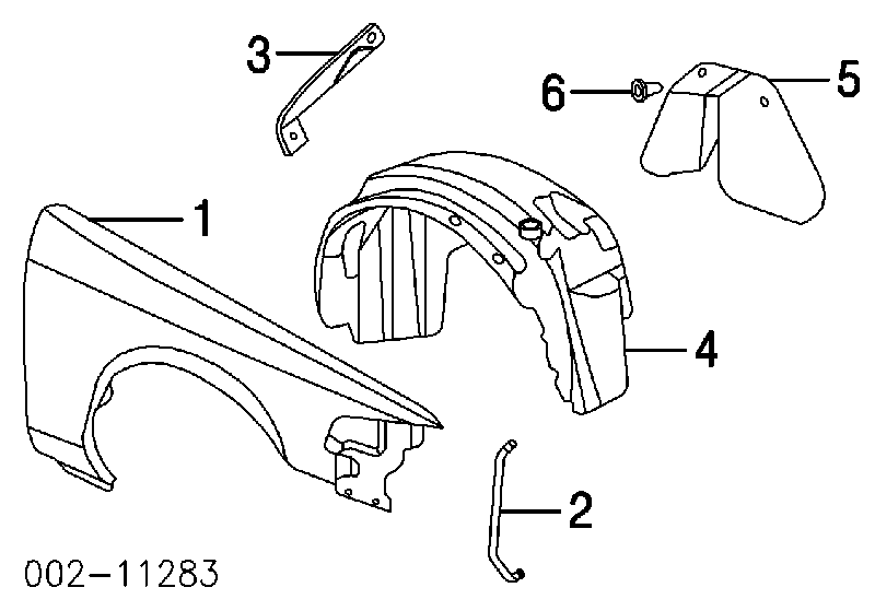 388577S Ford cápsula (prendedor de fixação do pára-choque traseiro)