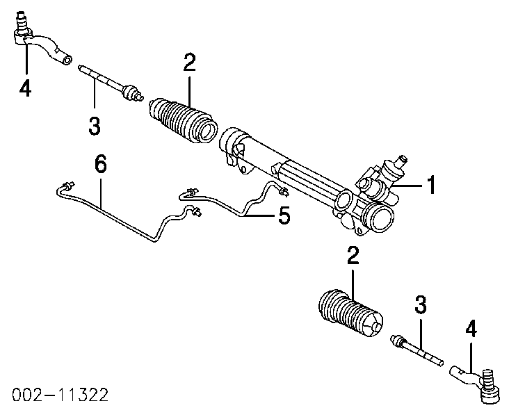 Рулевой наконечник 3W1Z3A130BA Ford