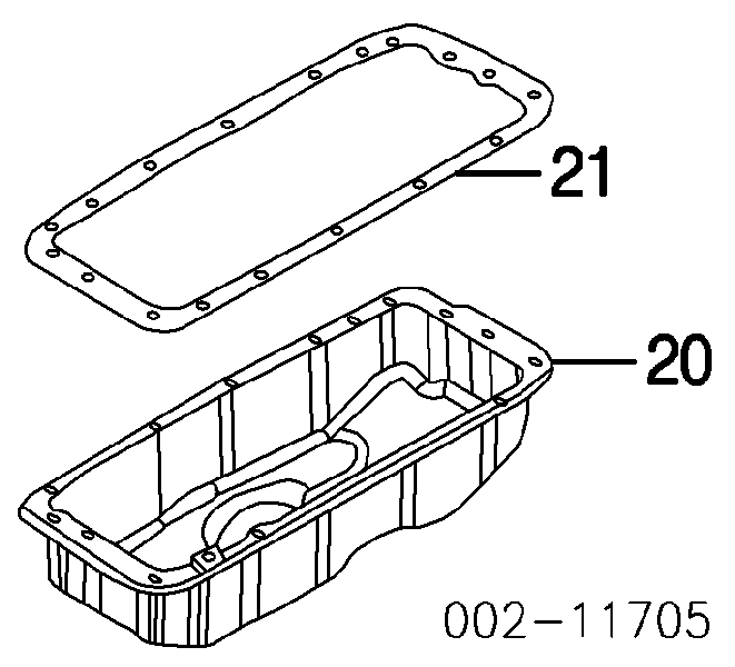 1L2Z7A191BA Ford vedante de panela da caixa automática de mudança/caixa mecânica de mudança