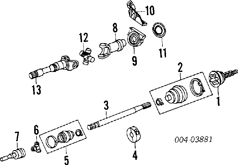 4384734 Chrysler junta homocinética externa dianteira