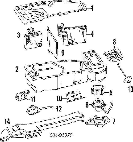 Испаритель кондиционера 4797131 Chrysler