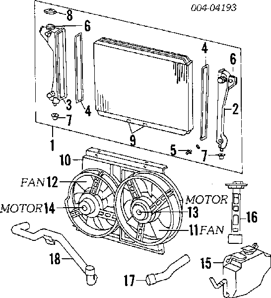 Радиатор 4401974 Chrysler