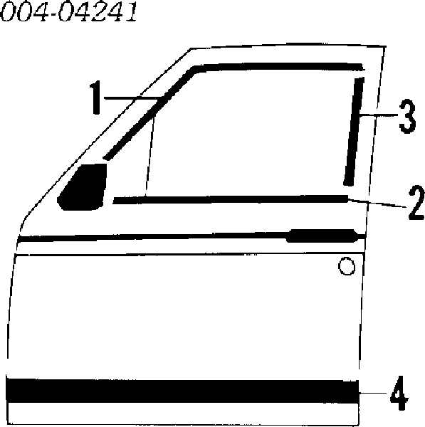 Зеркало заднего вида правое на Jeep Cherokee 