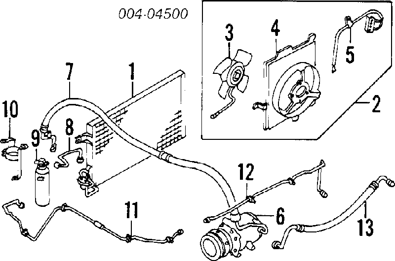 MB878243 Chrysler rolo de reguladora de tensão da correia de transmissão