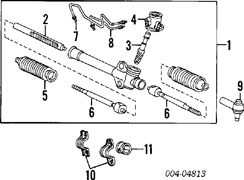 MB501530 Chrysler tração de direção