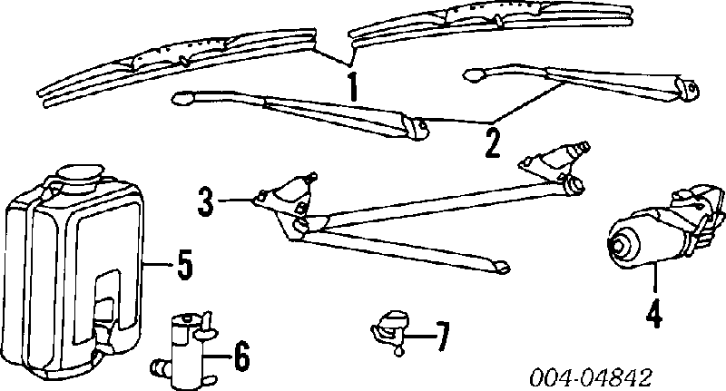 MB606300 Mitsubishi Бачок омывателя стекла