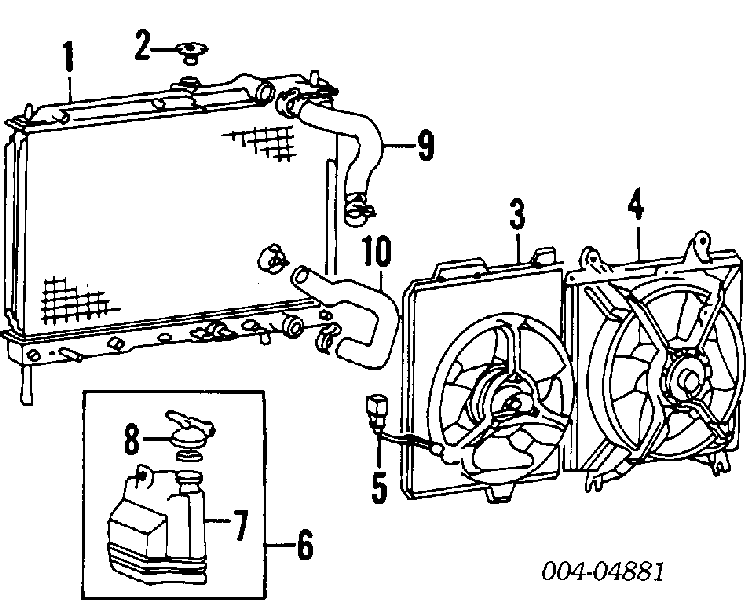 Помпа MD972053 Chrysler