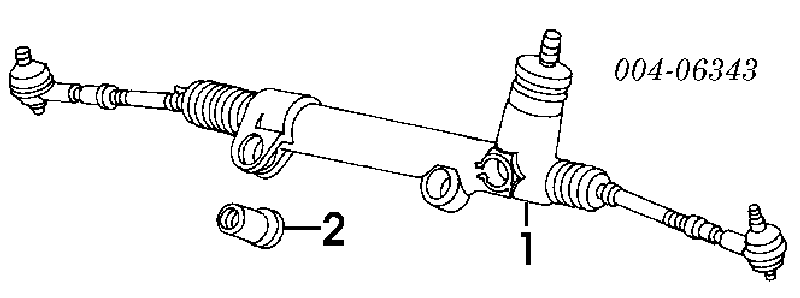 Bota de proteção do mecanismo de direção (de cremalheira) para Chrysler Voyager 