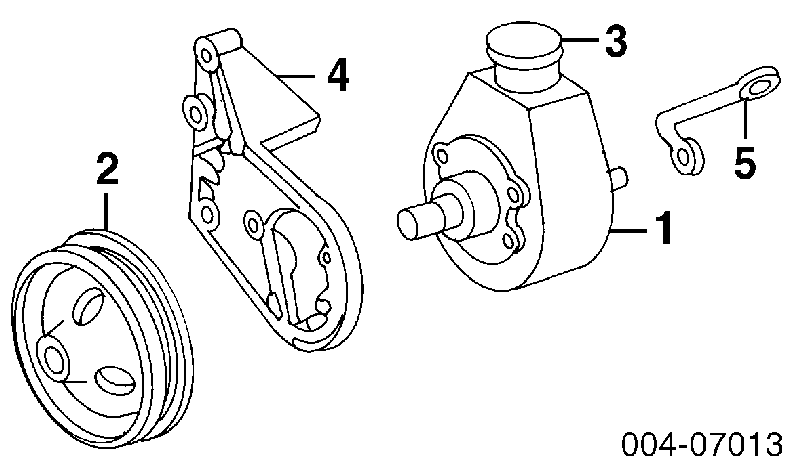 4694766 Chrysler tampa de tanque de bomba da direção hidrâulica assistida