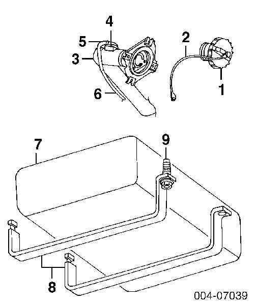 Regulador de pressão de combustível na régua de injectores para Chrysler Voyager (RG, RS)