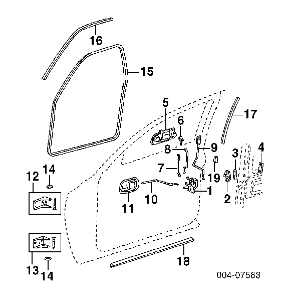 4675624 Chrysler cruzeta da junta universal traseira