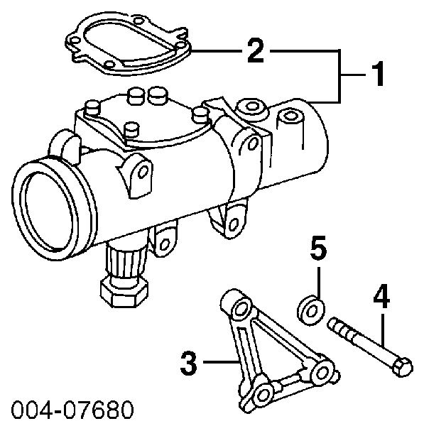 3015 Edelmann механизм рулевой (редуктор)