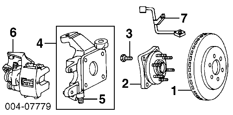 4897219AB Chrysler sapatas do freio traseiras de disco