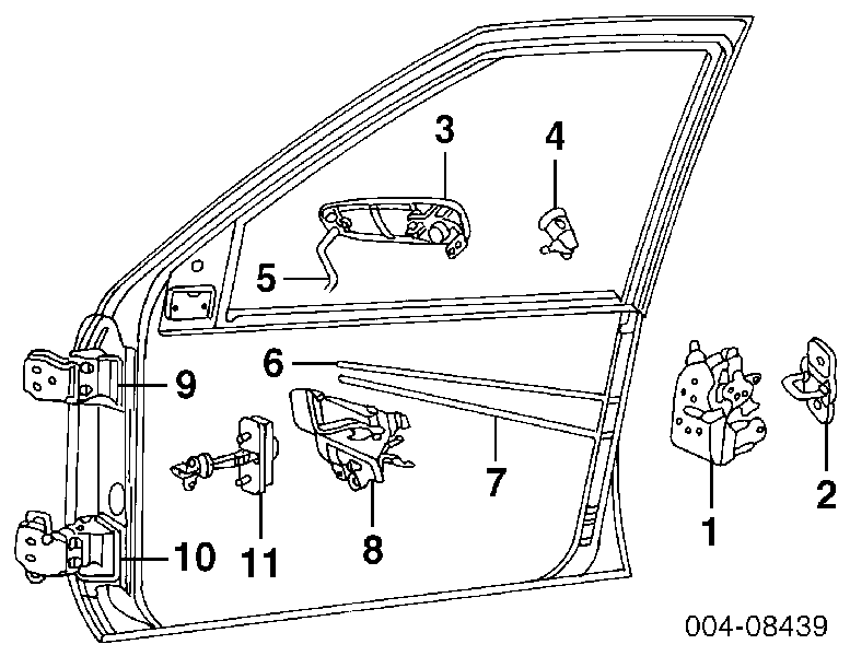 Петля двери передней правой K55136480AD Fiat/Alfa/Lancia