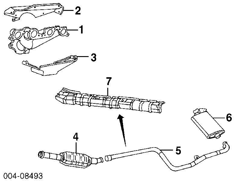 Silenciador, parte central BM50412 BM Catalysts