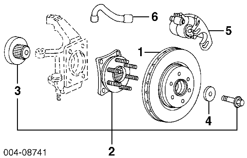 4897218AB Chrysler sapatas do freio dianteiras de disco