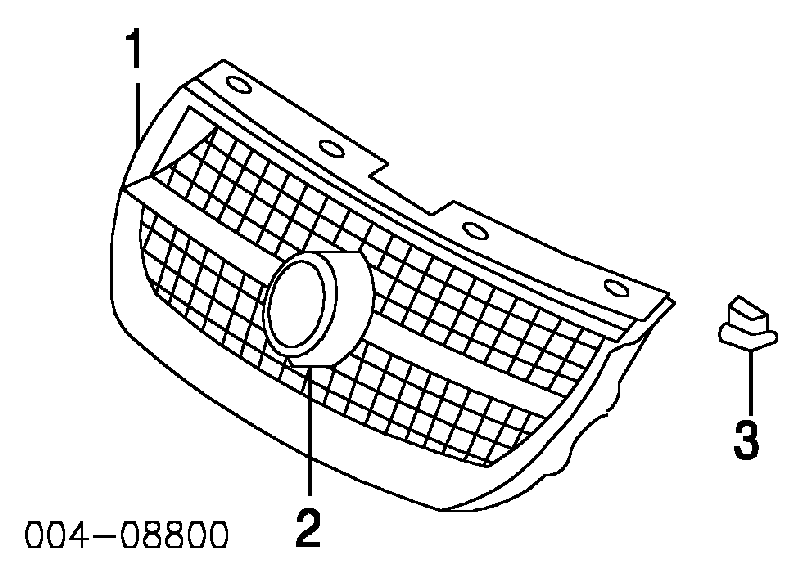 Решетка радиатора на Chrysler Sebring JX (Крайслер Себринг)
