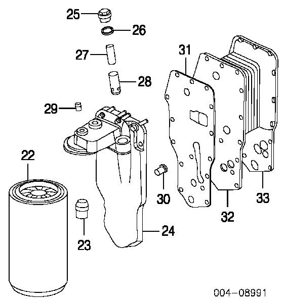 4429395 Chrysler filtro de óleo