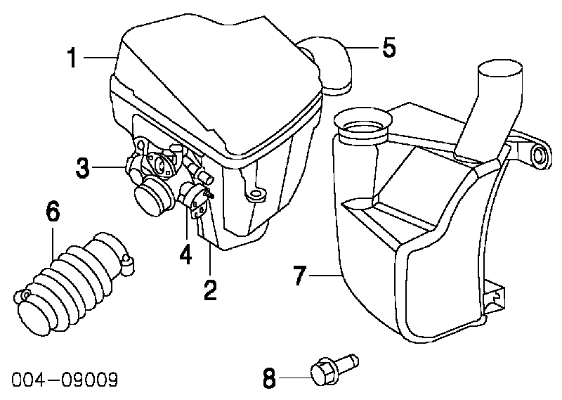 Sensor de posição da válvula de borboleta (potenciômetro) para Dodge Stratus 