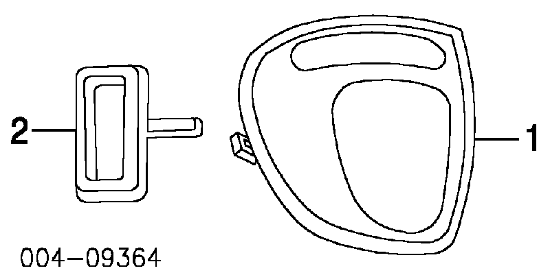 Lanterna traseira esquerda para Chrysler Voyager (RG, RS)