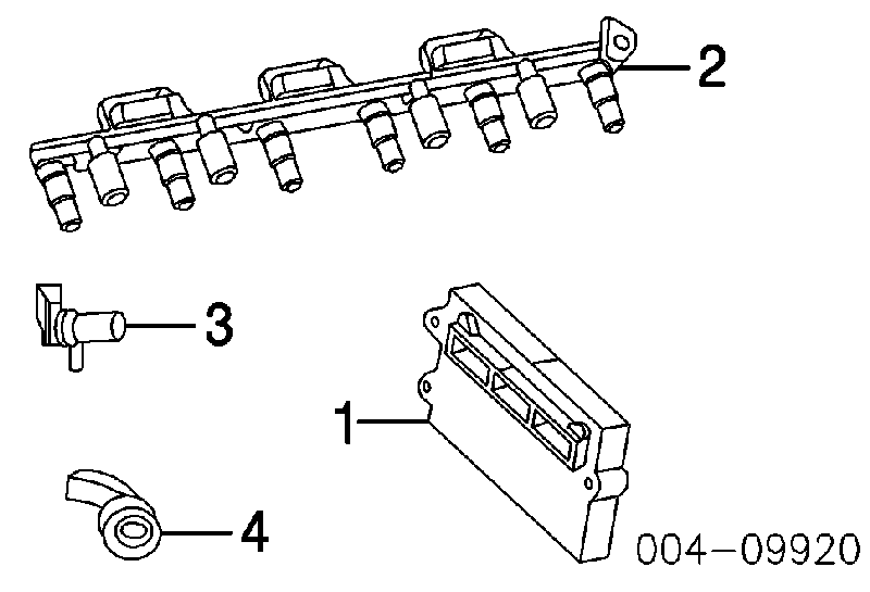 Sensor de posição (de revoluções) de cambota K05269873AB Fiat/Alfa/Lancia