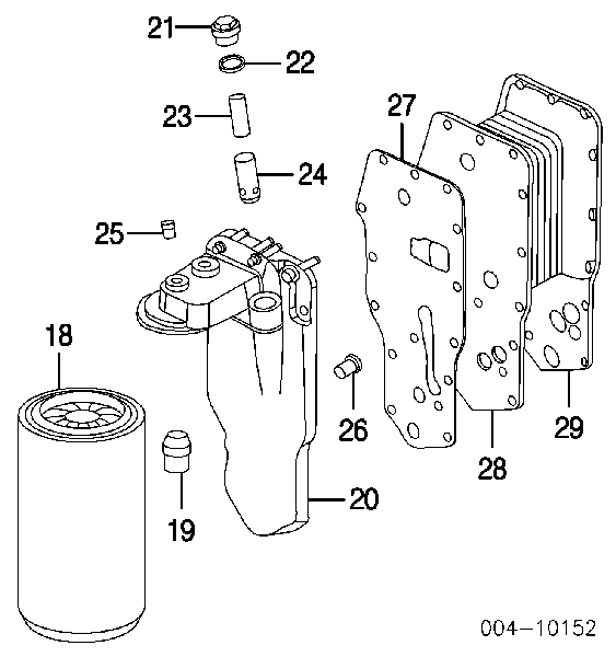 5083285AA Chrysler filtro de óleo