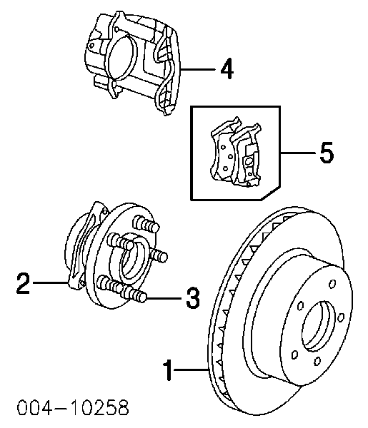 Prego de roda traseiro/dianteiro K06036424AA Fiat/Alfa/Lancia