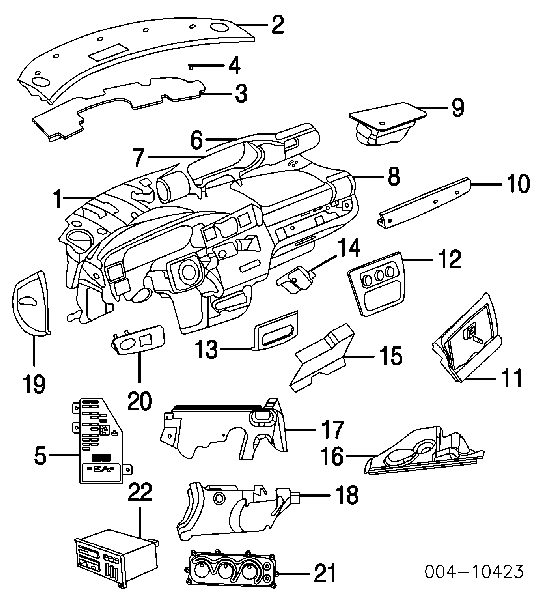 Реле многофункциональное 4606418AA Chrysler