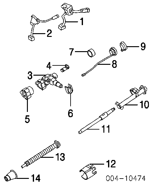 5114488AA Chrysler braço oscilante inferior esquerdo de suspensão dianteira