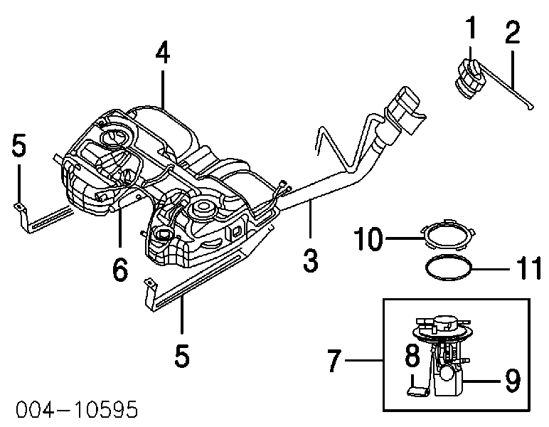 Крышка бензобака 52102464AB Chrysler