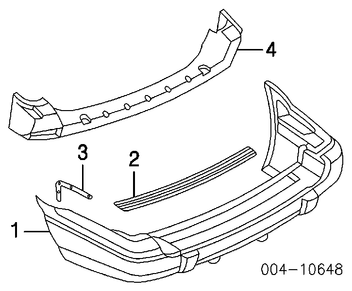 Задний бампер 5EU81VF7AB Chrysler