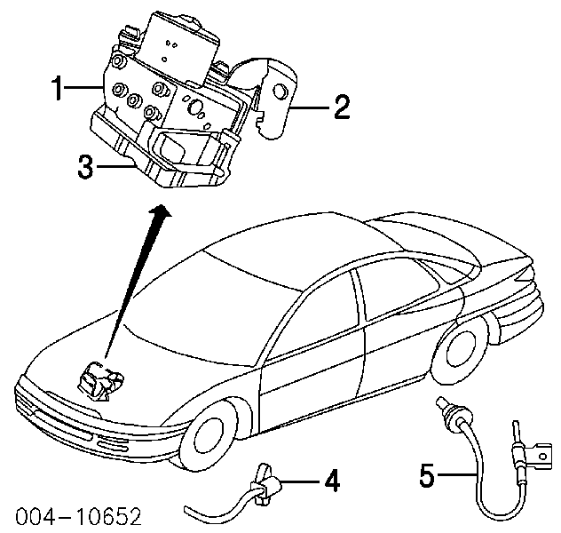 Датчик АБС (ABS) передний правый 5273332AD Chrysler