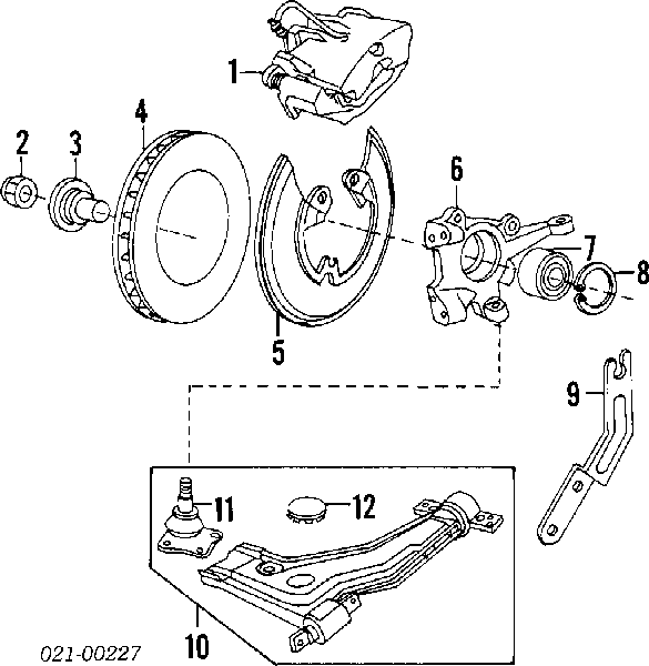 60807717 Fiat/Alfa/Lancia rolamento de cubo dianteiro