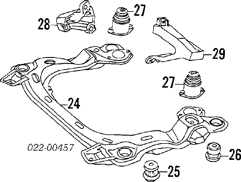 441 399 153 C VAG подушка трансмиссии (опора коробки передач)