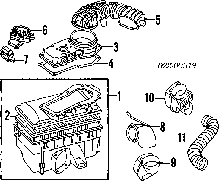 Regulador de pressão de combustível na régua de injectores para Audi 90 (89, 89Q, 8A, B3)