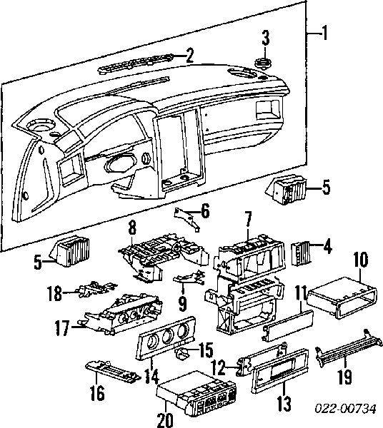 893959511 VAG регулятор(сопротивление режимов печки a4 b5)