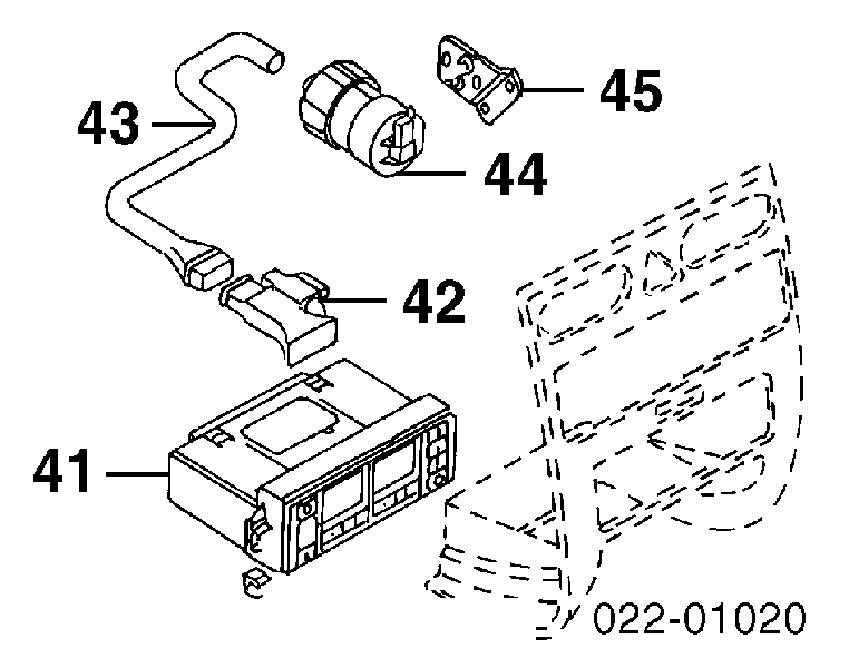 Motor de ventilador de forno (de aquecedor de salão) para Audi 100 (44, 44Q, C3)