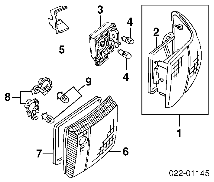 8A0945567 VAG 