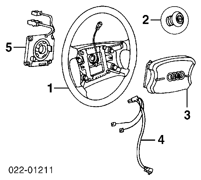 8Z0419091D1KT VAG Колесо рулевое