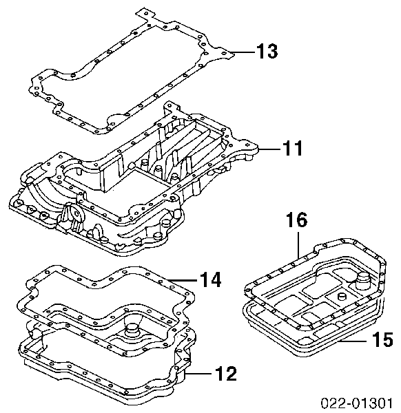 077103610C VAG vedante inferior de panela de cárter do motor