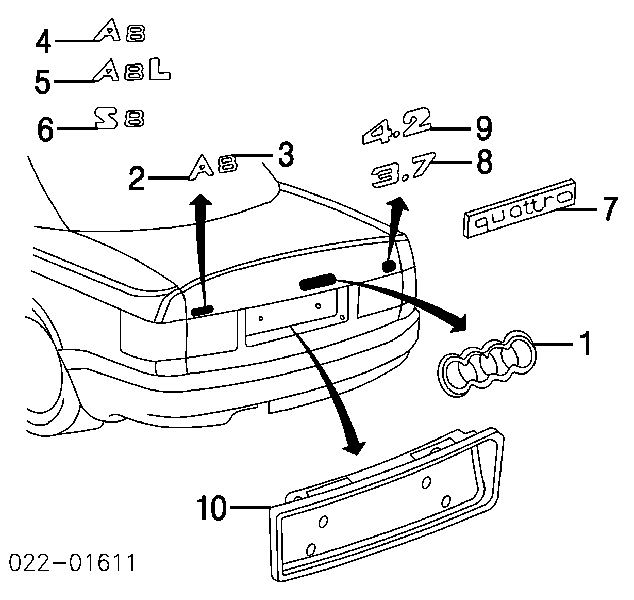  4D0853735A2ZZ VAG