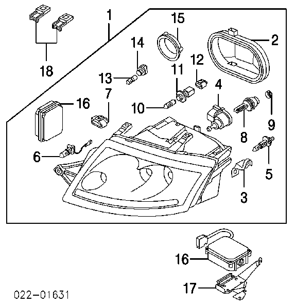 1J0973735 Porsche 