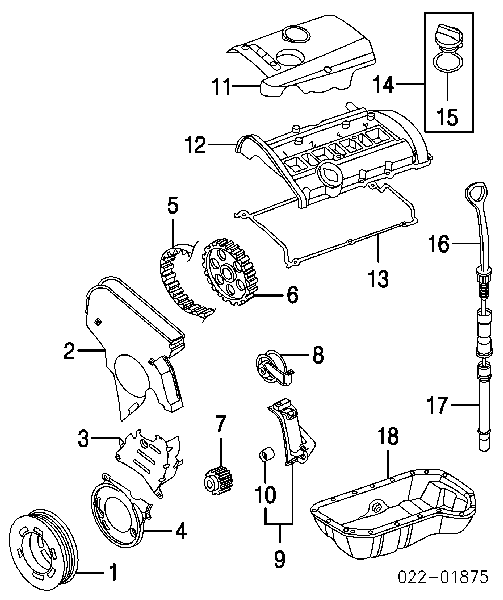 Прокладка крышки маслозаливной горловины на Volkswagen Touran I 