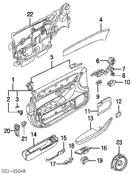 Cápsula (prendedor) de fixação de revestimento da porta 3863004 Autotechteile