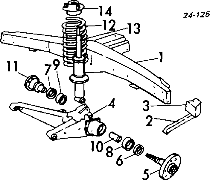 Kit de reparação de suporte do freio traseiro para Mercedes E (T124)