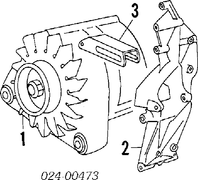 4757196 Deutz roda de aletas do gerador