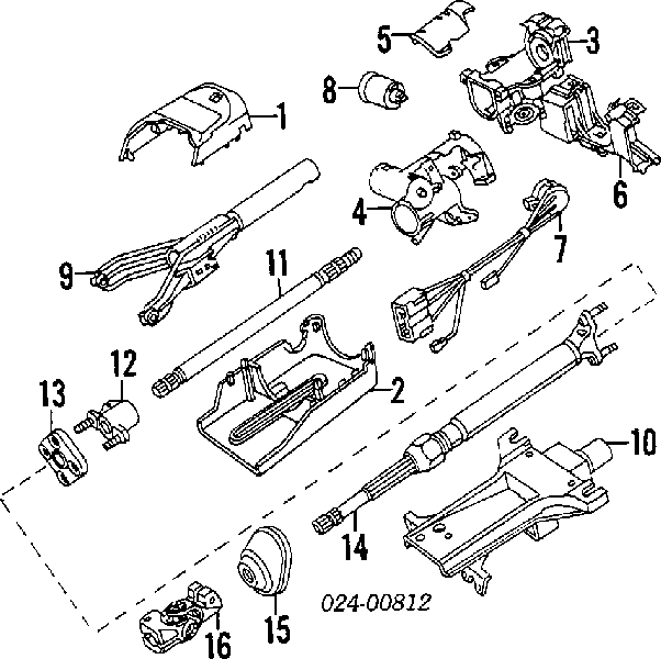 Личинка замка зажигания 32321156757 BMW