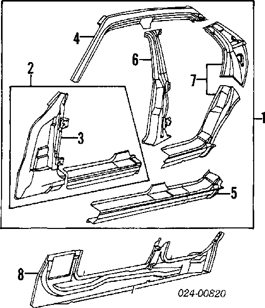 41001938051 BMW acesso externo esquerdo